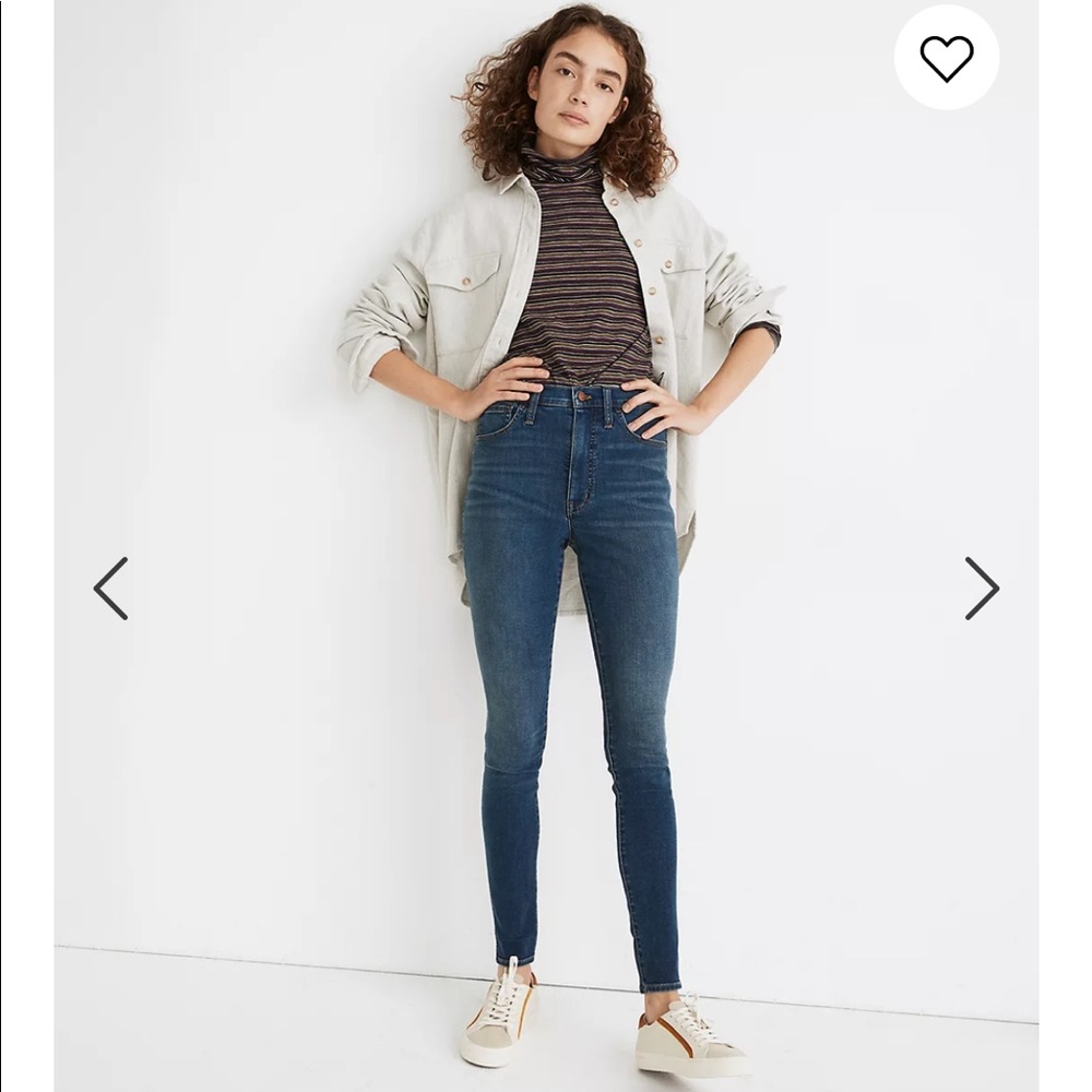 Madewell 10” high rise roadtripper jeans